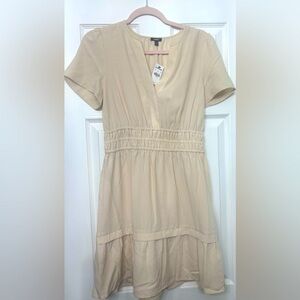 NWT Express Mini Cream/Linen Dress S